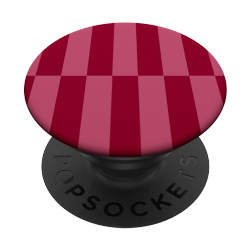 Kastanienbraun und rosa gestreift, mädchenhafte Streifen, geometrische Linien, adrett PopSockets Klebender PopGrip Kastanienbraun und rosa gestreift, mädchenhafte Streifen, geometrische Linien, adrett PopSockets Klebender PopGrip von Preppy & Pretty