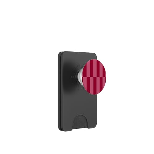 Kastanienbraun und rosa gestreift, mädchenhafte Streifen, geometrische Linien, adrett PopSockets PopWallet für MagSafe Kastanienbraun und rosa gestreift, mädchenhafte Streifen, geometrische Linien, adrett PopSockets PopWallet für MagSafe von Preppy & Pretty