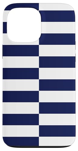 Marineblaue gestreifte mädchenhafte Streifen adrette geometrische Linien Hülle für iPhone 13 Pro Max Marineblaue gestreifte mädchenhafte Streifen adrette geometrische Linien Hülle für iPhone 13 Pro Max von Preppy & Pretty