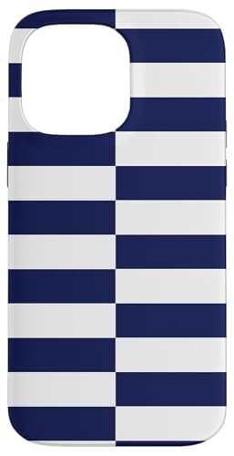 Marineblaue gestreifte mädchenhafte Streifen adrette geometrische Linien Hülle für iPhone 14 Pro Max Marineblaue gestreifte mädchenhafte Streifen adrette geometrische Linien Hülle für iPhone 14 Pro Max von Preppy & Pretty