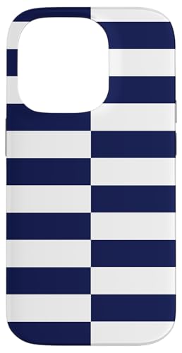 Marineblaue gestreifte mädchenhafte Streifen adrette geometrische Linien Hülle für iPhone 14 Pro Marineblaue gestreifte mädchenhafte Streifen adrette geometrische Linien Hülle für iPhone 14 Pro von Preppy & Pretty