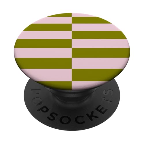 Olivgrün Rosa gestreift Mädchen Geometrische Linien adrette Streifen PopSockets Klebender PopGrip Olivgrün Rosa gestreift Mädchen Geometrische Linien adrette Streifen PopSockets Klebender PopGrip von Preppy & Pretty