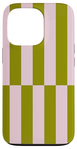 Olivgrün Rosa gestreift Mädchen Streifen Geometrische Linien adrett Hülle für iPhone 13 Pro Olivgrün Rosa gestreift Mädchen Streifen Geometrische Linien adrett Hülle für iPhone 13 Pro von Preppy & Pretty
