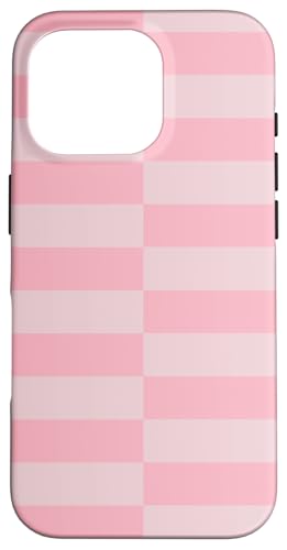 Pastellrosa gestreifte mädchenhafte Streifen adrette geometrische Linien Hülle für iPhone 16 Pro Pastellrosa gestreifte mädchenhafte Streifen adrette geometrische Linien Hülle für iPhone 16 Pro von Preppy & Pretty