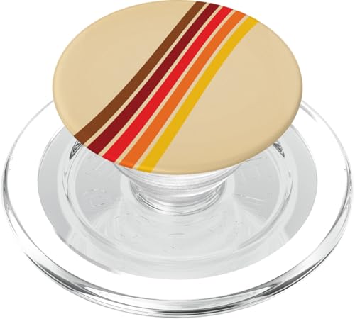 Retro Sonnenuntergang Streifen Vintage Gestreift Boho 70er 80er Jahre Ästhetik PopSockets PopGrip für MagSafe Retro Sonnenuntergang Streifen Vintage Gestreift Boho 70er 80er Jahre Ästhetik PopSockets PopGrip für MagSafe von Preppy & Pretty