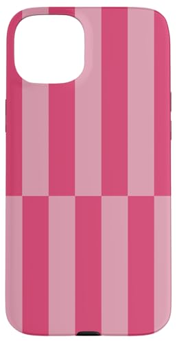Rosa gestreifte mädchenhafte Streifen, geometrische Linien, adrette, ästhetische Hülle für iPhone 15 Plus Rosa gestreifte mädchenhafte Streifen, geometrische Linien, adrette, ästhetische Hülle für iPhone 15 Plus von Preppy & Pretty