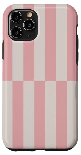 Rosa und Beige gestreift, mädchenhafte Streifen, geometrische Linien, adrett Hülle für iPhone 11 Pro Rosa und Beige gestreift, mädchenhafte Streifen, geometrische Linien, adrett Hülle für iPhone 11 Pro von Preppy & Pretty