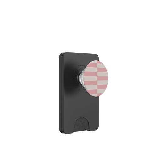 Rosa und Beige gestreifte mädchenhafte Streifen adrette geometrische Linien PopSockets PopWallet für MagSafe Rosa und Beige gestreifte mädchenhafte Streifen adrette geometrische Linien PopSockets PopWallet für MagSafe von Preppy & Pretty