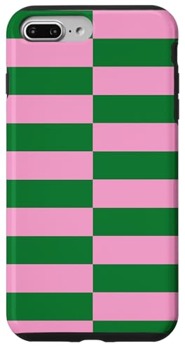 Rosa und Grün gestreifte mädchenhafte Streifen adrette geometrische Linien Hülle für iPhone 7 Plus/8 Plus Rosa und Grün gestreifte mädchenhafte Streifen adrette geometrische Linien Hülle für iPhone 7 Plus/8 Plus von Preppy & Pretty