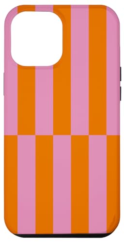 Rosa und Orange gestreift, mädchenhafte Streifen, geometrische Linien, adrett Hülle für iPhone 12 Pro Max Rosa und Orange gestreift, mädchenhafte Streifen, geometrische Linien, adrett Hülle für iPhone 12 Pro Max von Preppy & Pretty