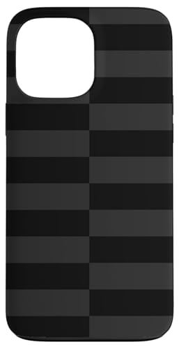 Schwarz und Grau gestreift, mädchenhafte Streifen, adrette geometrische Linien Hülle für iPhone 13 Pro Max Schwarz und Grau gestreift, mädchenhafte Streifen, adrette geometrische Linien Hülle für iPhone 13 Pro Max von Preppy & Pretty