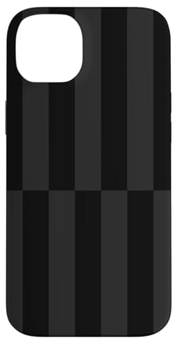 Schwarz und Grau gestreift, mädchenhafte Streifen, adrette geometrische Linien Hülle für iPhone 14 Plus Schwarz und Grau gestreift, mädchenhafte Streifen, adrette geometrische Linien Hülle für iPhone 14 Plus von Preppy & Pretty