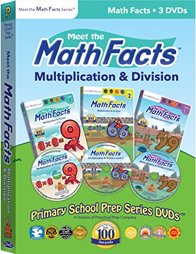 Meet the Math Facts Multiplication & Division - 3 DVD Boxed Set von Preschool Prep Company