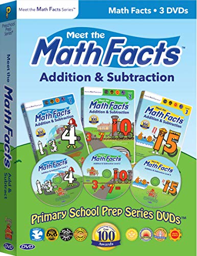 Meet the Math Facts 3 DVD Boxed Set von Preschool Prep Company