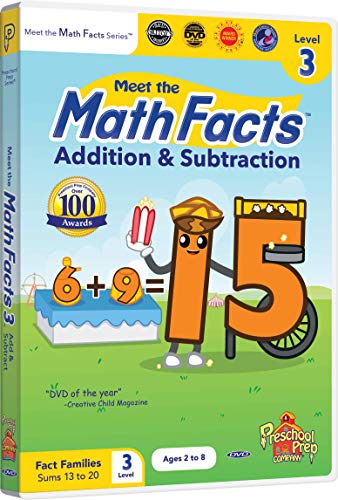 Meet the Math Facts Level 3 DVD von Preschool Prep Company