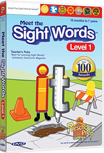 Meet the Sight Words 1 [DVD] (2007) Animation; Kathy Oxley (japan import) von Preschool Prep Company