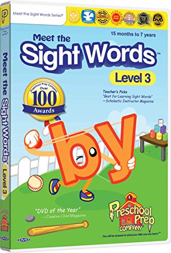 Meet the Sight Words 3 [DVD] (2008) Animation; Kathy Oxley (japan import) von Preschool Prep Company