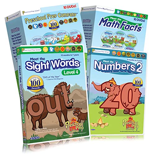 Vorschulvorbereitung & Grundschule Prep 22 DVD-Set von Preschool Prep Company