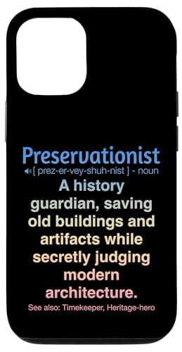 Denkmalpfleger Hülle für iPhone 12/12 Pro Denkmalpfleger Hülle für iPhone 12/12 Pro von Preservationist Humour Apparel