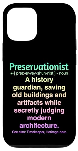Denkmalpfleger Hülle für iPhone 12/12 Pro Denkmalpfleger Hülle für iPhone 12/12 Pro von Preservationist Humour Apparel