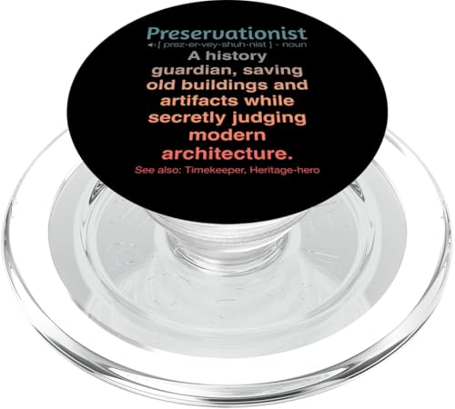 Denkmalpfleger PopSockets PopGrip für MagSafe Denkmalpfleger PopSockets PopGrip für MagSafe von Preservationist Humour Apparel