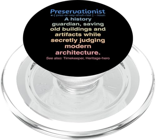 Denkmalpfleger PopSockets PopGrip für MagSafe Denkmalpfleger PopSockets PopGrip für MagSafe von Preservationist Humour Apparel