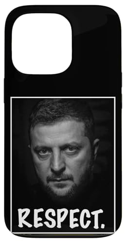 Präsident Zelensky Portrait Respect Support Ukraine Freedom Hülle für iPhone 13 Pro von President Zelensky Portrait Respect Support