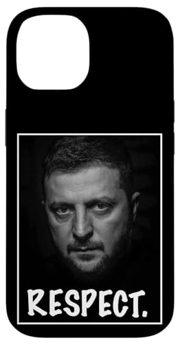 Präsident Zelensky Portrait Respect Support Ukraine Freedom Hülle für iPhone 14 von President Zelensky Portrait Respect Support