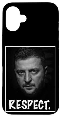 Präsident Zelensky Portrait Respect Support Ukraine Freedom Hülle für iPhone 16 Plus Präsident Zelensky Portrait Respect Support Ukraine Freedom Hülle für iPhone 16 Plus von President Zelensky Portrait Respect Support