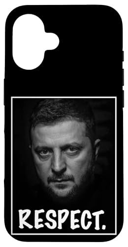 Präsident Zelensky Portrait Respect Support Ukraine Freedom Hülle für iPhone 16 von President Zelensky Portrait Respect Support