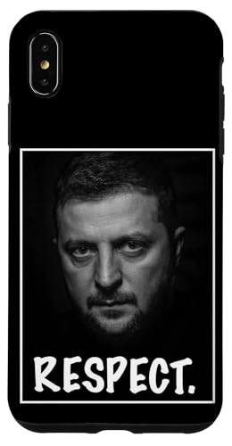 Präsident Zelensky Portrait Respect Support Ukraine Freedom Hülle für iPhone XS Max von President Zelensky Portrait Respect Support