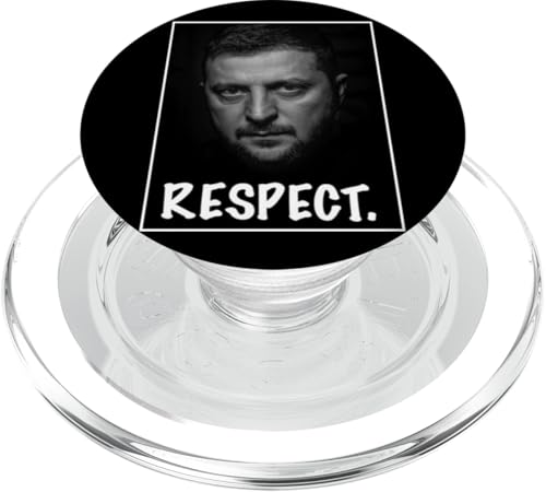 Präsident Zelensky Portrait Respect Support Ukraine Freedom PopSockets PopGrip für MagSafe Präsident Zelensky Portrait Respect Support Ukraine Freedom PopSockets PopGrip für MagSafe von President Zelensky Portrait Respect Support