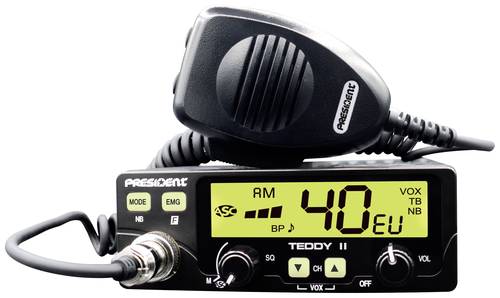 President TEDDY II ASC, VOX 40355 CB-Funkgerät President TEDDY II ASC, VOX 40355 CB-Funkgerät von President