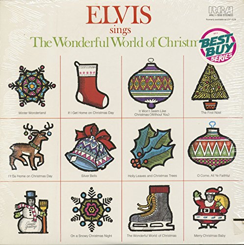 Elvis Sings The Wonderful World Of Christmas (LP, Cut-Out) von Presley, Elvis