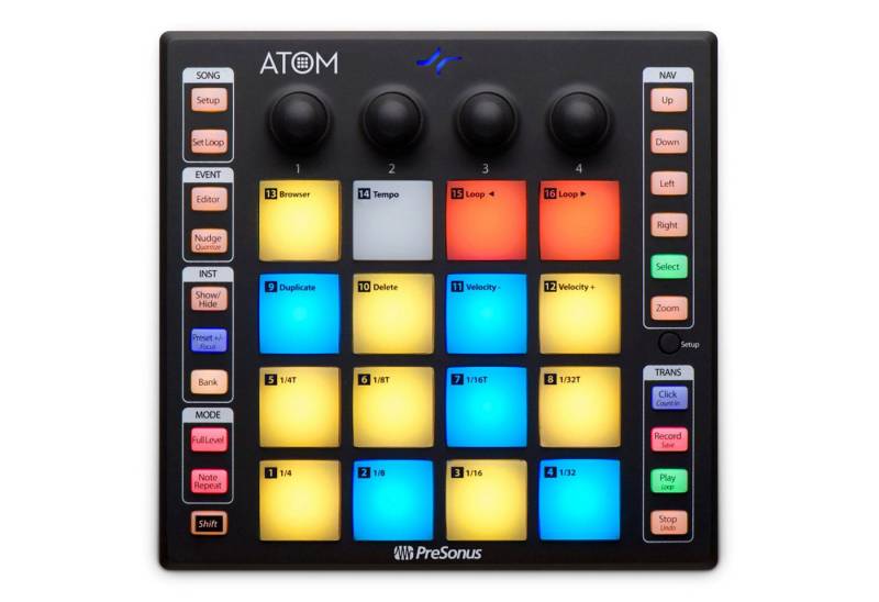 Presonus DJ Controller Presonus ATOM Performance Pad DAW Controller von Presonus