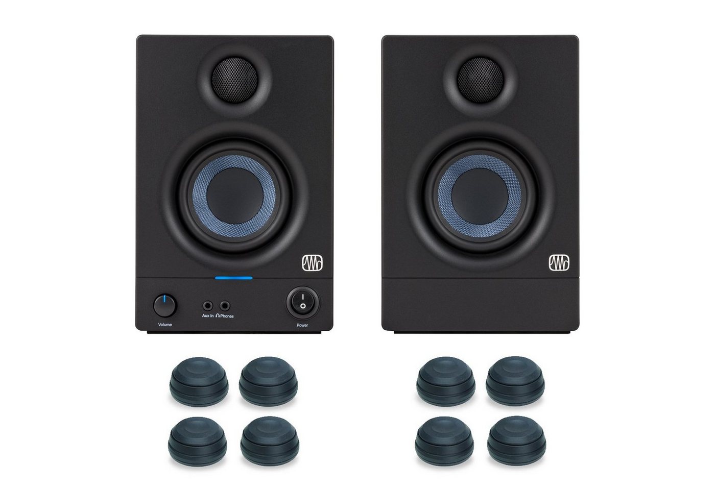 Presonus Eris 3.5 Studio Monitor-Boxen 2nd Gen PC-Lautsprecher (1 Paar, 50 W, mit Boxen-Füße) von Presonus