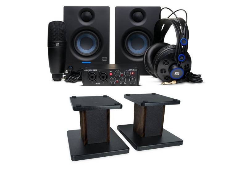 Presonus Presonus Recording-Set Audiobox 96k Bundle mit Boxenständern WN Digitales Aufnahmegerät (Recording-Set) von Presonus