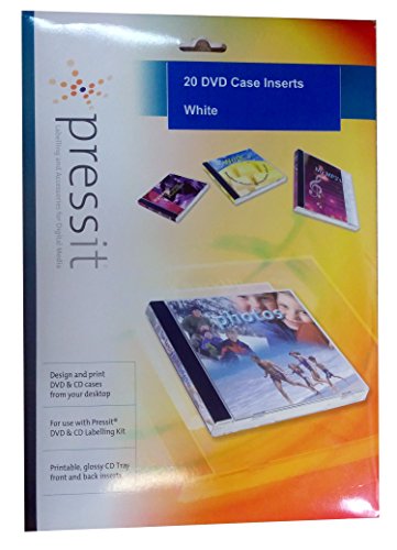PressIt DVD-Hülleneinlagen im A4-Format, 20 Stück PressIt DVD-Hülleneinlagen im A4-Format, 20 Stück von PressIT