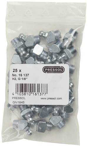 Pressol Kegelschmiernippel H2-45°, G 1/8''-VZ-VK 25St. von Pressol