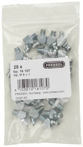 Pressol Kegelschmiernippel H2-45°, M 6 x 1-VZ-VK 25St. von Pressol