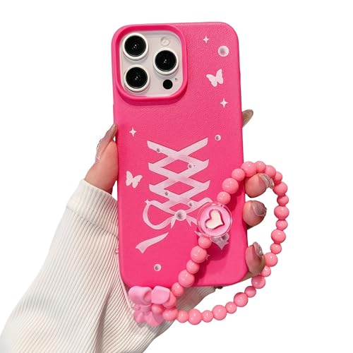 Elegante Schutzhülle mit schöner Schleife für iPhone 15 Plus, stilvolle Ballettband-Schutzhülle mit Handschlaufe, ästhetischer weicher Rosa-Ton, entworfen für Frauen und Mädchen Elegante Schutzhülle mit schöner Schleife für iPhone 15 Plus, stilvolle Ballettband-Schutzhülle mit Handschlaufe, ästhetischer weicher Rosa-Ton, entworfen für Frauen und Mädchen von Pretaco
