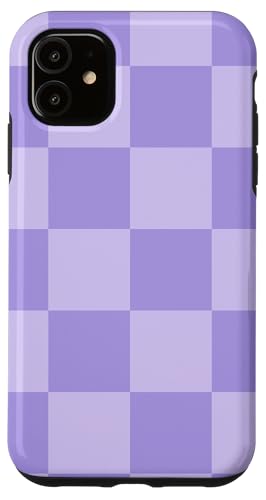 Hülle für iPhone 11 Etui kariert ästhetisch lila rosa cooles Schachbrettgeschenk Hülle für iPhone 11 Etui kariert ästhetisch lila rosa cooles Schachbrettgeschenk von Pretty Case Cute Art Phone Protection