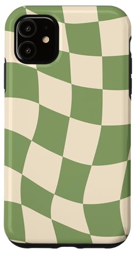 Hülle für iPhone 11 Etui kariert grün cool Schachbrett ästhetisches Geschenk Hülle für iPhone 11 Etui kariert grün cool Schachbrett ästhetisches Geschenk von Pretty Case Cute Art Phone Protection