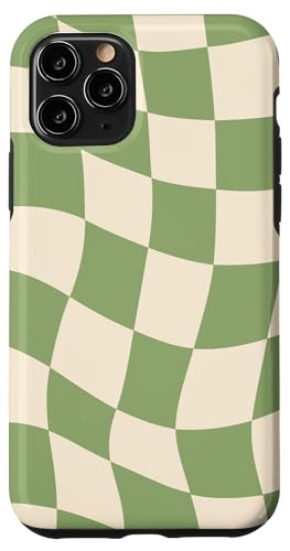 Hülle für iPhone 11 Pro Etui kariert grün cool Schachbrett ästhetisches Geschenk Hülle für iPhone 11 Pro Etui kariert grün cool Schachbrett ästhetisches Geschenk von Pretty Case Cute Art Phone Protection