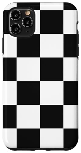 Hülle für iPhone 11 Pro Max Etui kariert schwarz weiß cool Schachbrett ästhetisches Geschenk Hülle für iPhone 11 Pro Max Etui kariert schwarz weiß cool Schachbrett ästhetisches Geschenk von Pretty Case Cute Art Phone Protection