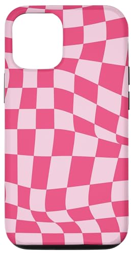 Hülle für iPhone 12/12 Pro Etui kariert rosa rot cool Schachbrett ästhetisches Geschenk Hülle für iPhone 12/12 Pro Etui kariert rosa rot cool Schachbrett ästhetisches Geschenk von Pretty Case Cute Art Phone Protection