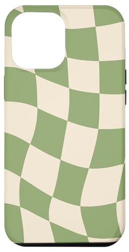 Hülle für iPhone 12 Pro Max Etui kariert grün cool Schachbrett ästhetisches Geschenk Hülle für iPhone 12 Pro Max Etui kariert grün cool Schachbrett ästhetisches Geschenk von Pretty Case Cute Art Phone Protection