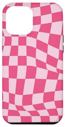Hülle für iPhone 12 Pro Max Etui kariert rosa rot cool Schachbrett ästhetisches Geschenk Hülle für iPhone 12 Pro Max Etui kariert rosa rot cool Schachbrett ästhetisches Geschenk von Pretty Case Cute Art Phone Protection