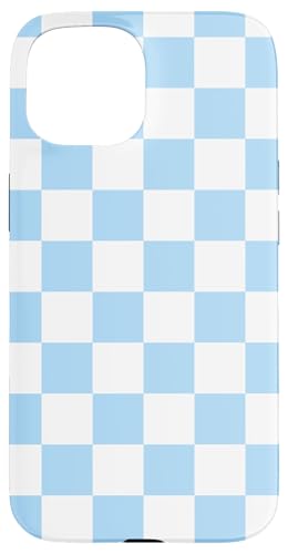 Hülle für iPhone 15 Case Checkered Baby Blue Cool Checkerboard Ästhetisches Geschenk Hülle für iPhone 15 Case Checkered Baby Blue Cool Checkerboard Ästhetisches Geschenk von Pretty Case Cute Art Phone Protection