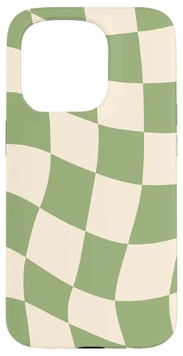Hülle für iPhone 15 Pro Etui kariert grün cool Schachbrett ästhetisches Geschenk Hülle für iPhone 15 Pro Etui kariert grün cool Schachbrett ästhetisches Geschenk von Pretty Case Cute Art Phone Protection